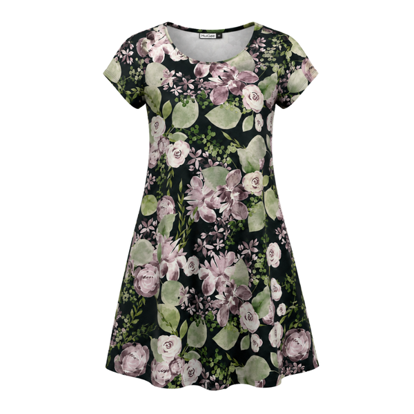 HuiGee naisten mekko Luoto Silk, Lilac Rose
