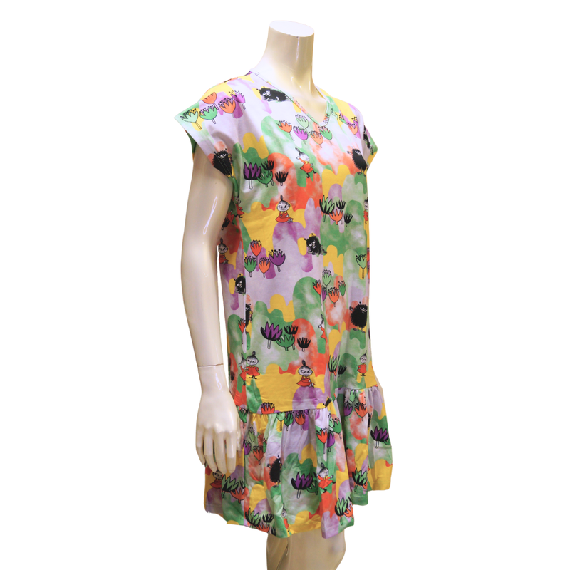 KiOma Muumi naisten  mekko, Mella , Kukkulan kuninkaat  XS-3XL