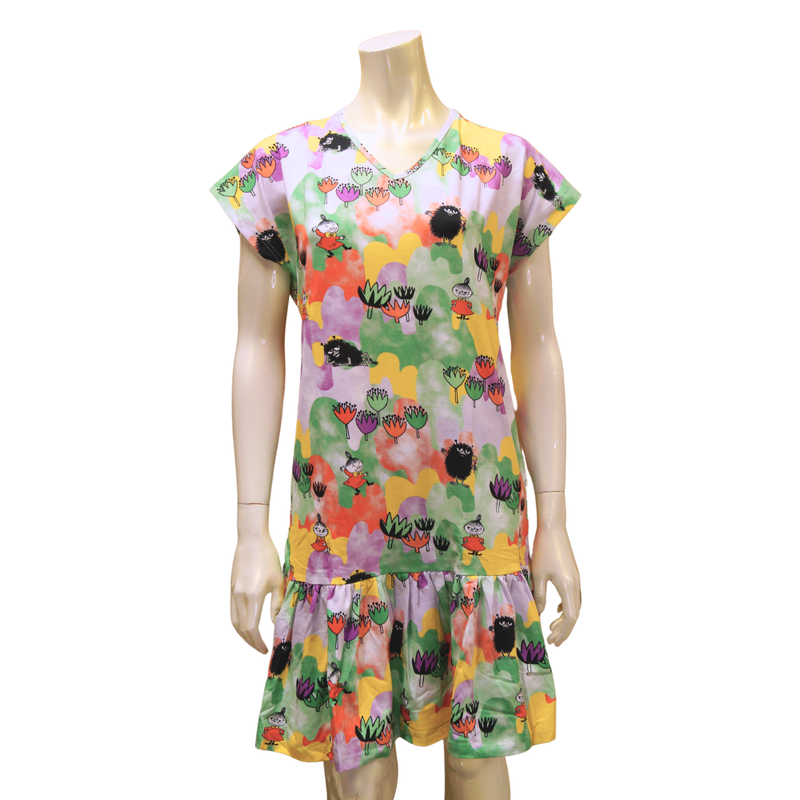 KiOma Muumi naisten  mekko, Mella , Kukkulan kuninkaat  XS-3XL