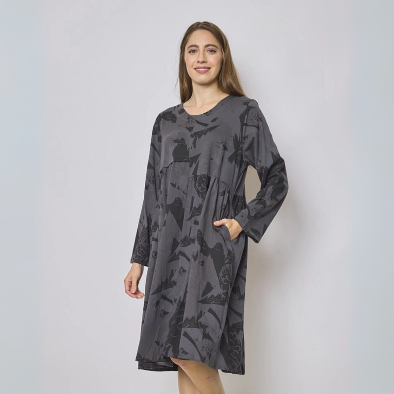 Bella Blue Trikoomekko, harmaa/musta