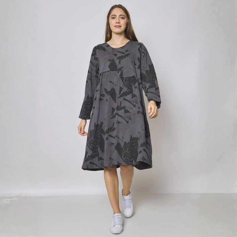 Bella Blue Trikoomekko, harmaa/musta