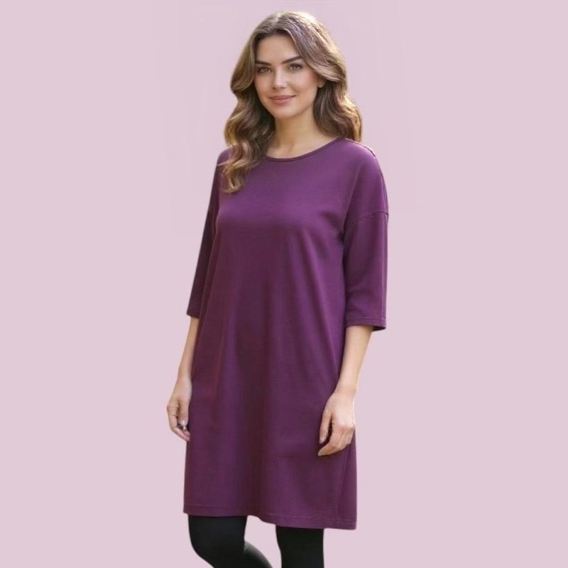 HuiGee Basic mekko Pihlava Silk, Italian luumu