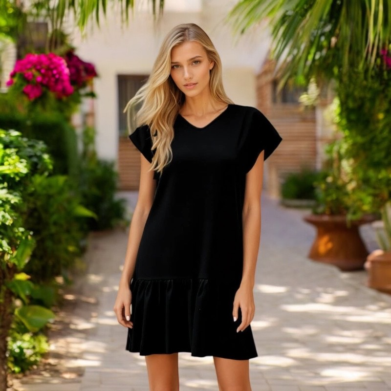 KiOma naisten  mekko, Mella , Musta XS-3XL