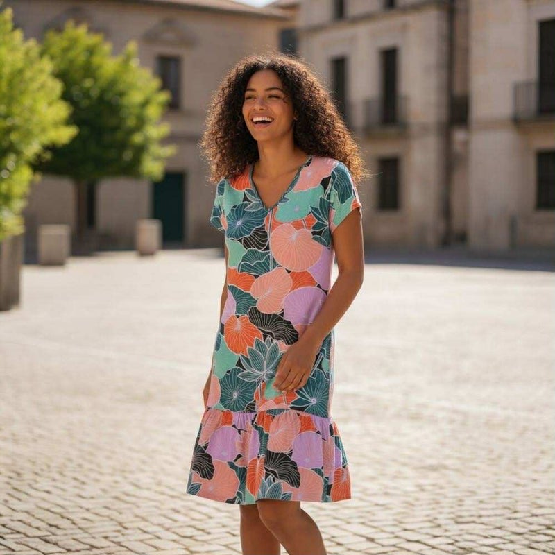 KiOma Basic naisten  mekko, Mella , Lumme  S-3XL