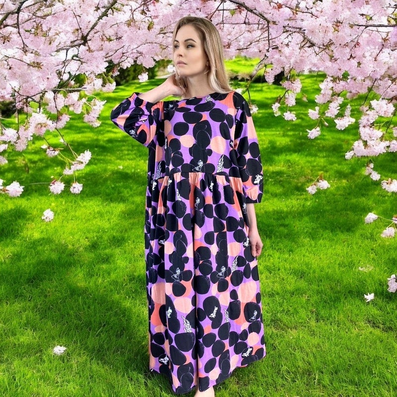 KiOma Muumi naisten  mekko, Daalia , Rock  XS-3XL