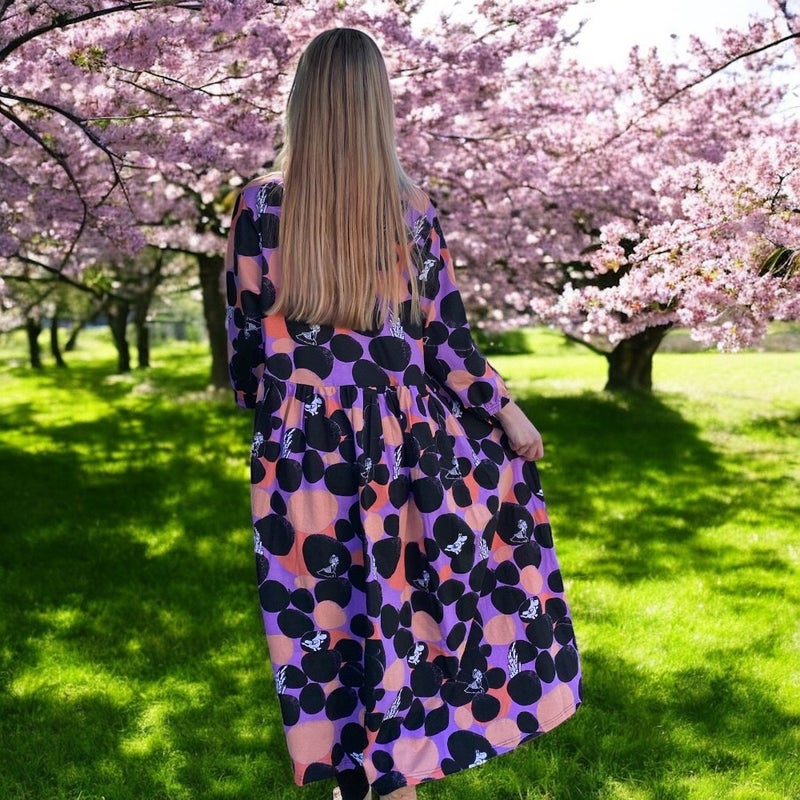 KiOma Muumi naisten  mekko, Daalia , Rock  XS-3XL